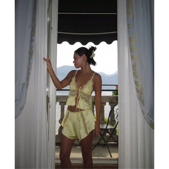 Kat the Label Lucille Camisole in Limoncello - Picture 3 of 6